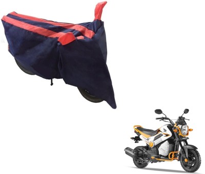 NIKS Two Wheeler Cover for Honda(Black, Orange)