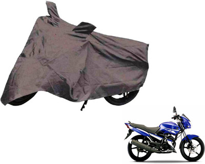 Auto Hub Two Wheeler Cover for Yamaha(Gladiator, Grey)