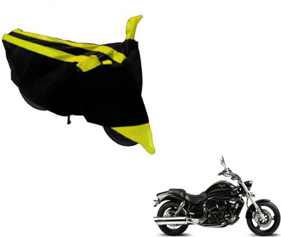 MOCKHE Two Wheeler Cover for Hyosung(Aquila Pro 650, Black, Yellow)