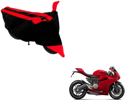 Flipkart SmartBuy Two Wheeler Cover for Ducati(899 Panigale, Black, Red)