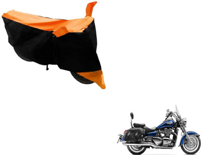 MOCKHE Two Wheeler Cover for Triumph(Black, Orange)