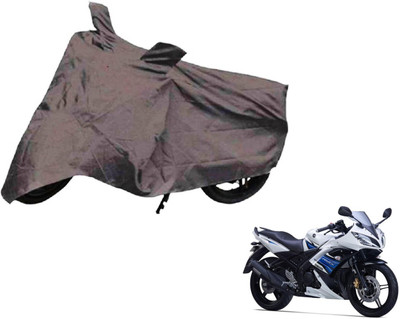 Auto Hub Two Wheeler Cover for Yamaha(YZF R15 S, Grey)