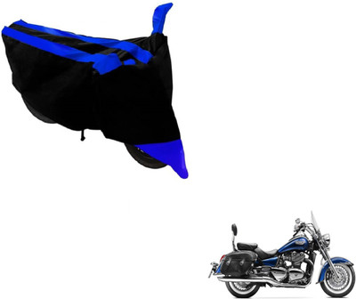 Flipkart SmartBuy Two Wheeler Cover for Triumph(Black, Blue)