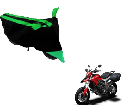 Amanzo Two Wheeler Cover for Ducati(Hyperstrada, Black, Green)