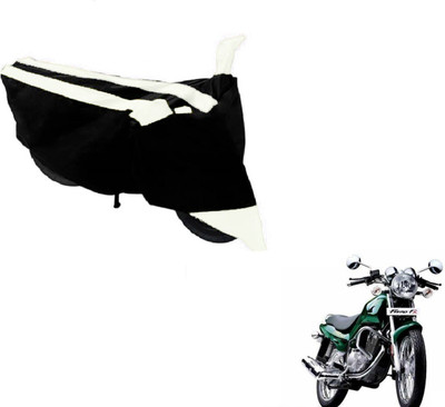 Flipkart SmartBuy Two Wheeler Cover for TVS(Fiero F2, Black, White)