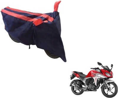 Auto Hub Two Wheeler Cover for Yamaha(Fazer, Black, Orange)