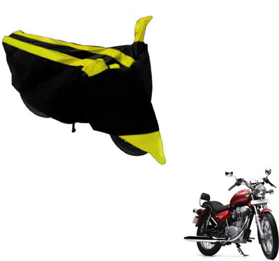 Flipkart SmartBuy Two Wheeler Cover for Royal Enfield(Thunderbird 500, Black, Yellow)