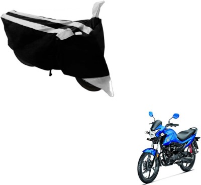 NIKS Two Wheeler Cover for Honda(Livo, Black, Silver)