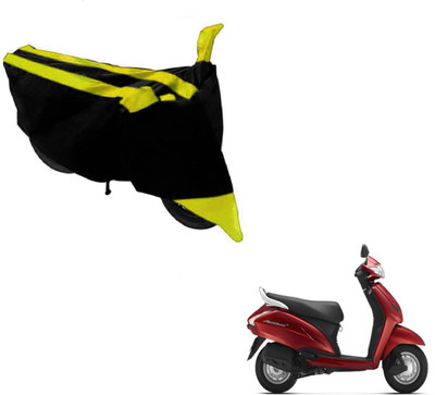 Flipkart SmartBuy Two Wheeler Cover for Honda(Activa 125, Black, Yellow)