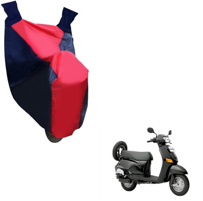 NIKS Two Wheeler Cover for Honda(Black, Red)