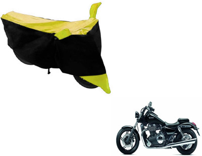 NIKS Two Wheeler Cover for Triumph(Black, Yellow)