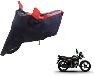 Auto Hub Two Wheeler Cover for Mahindra(Pantero, Black, Red)