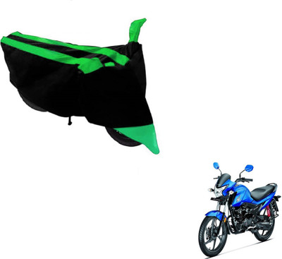 Flipkart SmartBuy Two Wheeler Cover for Honda(Livo, Black, Green)