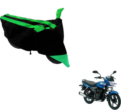 MOCKHE Two Wheeler Cover for Bajaj(Platina, Black, Green)