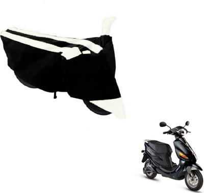 MOCKHE Two Wheeler Cover for Hero(Electric Cruz, Black, White)