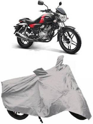 KPS Two Wheeler Cover for Bajaj(V 150, Silver)