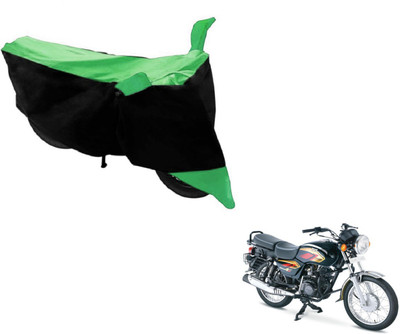 MOCKHE Two Wheeler Cover for TVS(Max 4R, Black, Green)