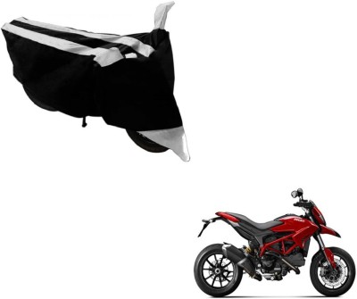 Flipkart SmartBuy Two Wheeler Cover for Ducati(Hypermotard, Black, Silver)