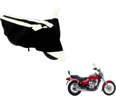 NIKS Two Wheeler Cover for Bajaj(Avenger 220 DTS-i, Black, White)