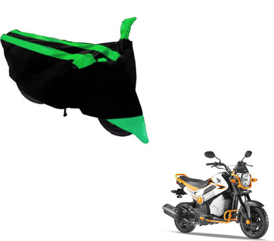 Flipkart SmartBuy Two Wheeler Cover for Honda(Black, Green)