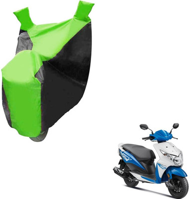 Auto Hub Two Wheeler Cover for Honda(Deo, Black, Green)