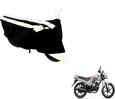 MOCKHE Two Wheeler Cover for Honda(Dream Neo, Black, White)