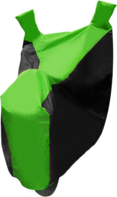 Auto Hub Two Wheeler Cover for Piaggio(Vespa VXL, Black, Green)