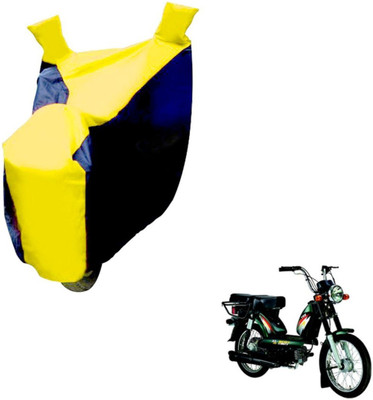 NIKS Two Wheeler Cover for TVS(Heavy Duty Super XL, Black, Yellow)