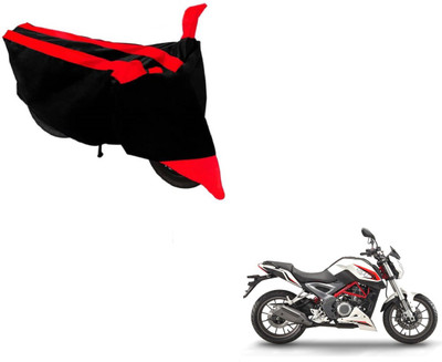 Amanzo Two Wheeler Cover for DSK Benelli(TNT 25, Black, Red)