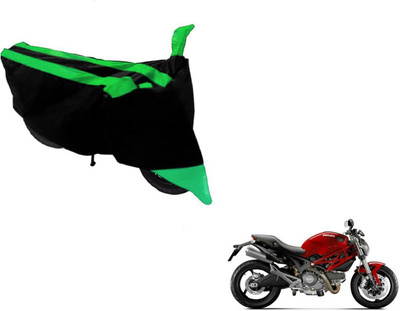 MOCKHE Two Wheeler Cover for Ducati(Monster 795, Black, Green)