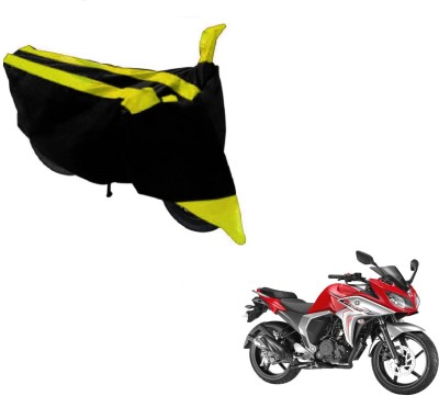 Flipkart SmartBuy Two Wheeler Cover for Yamaha(Fazer, Black, Yellow)