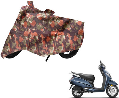Auto Hub Two Wheeler Cover for Honda(Activa 3G, Multicolor)