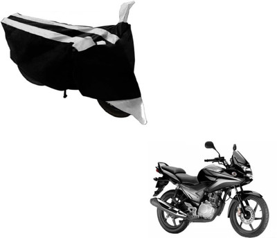Flipkart SmartBuy Two Wheeler Cover for Honda(CBF, Black, Silver)