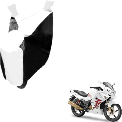 MOCKHE Two Wheeler Cover for Hero(Karizma ZMR, Black, White)