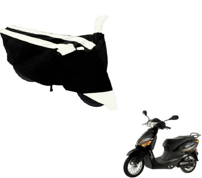 Flipkart SmartBuy Two Wheeler Cover for Hero(Electric Zippy, Black, White)