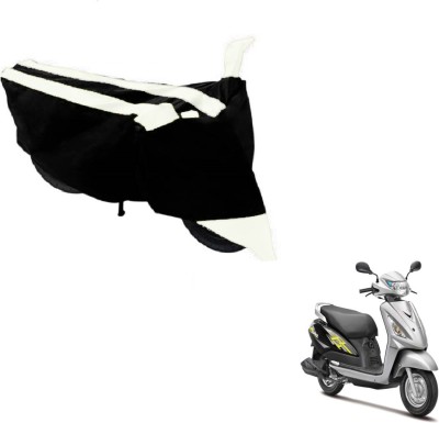 Amanzo Two Wheeler Cover for Suzuki(Swish, Black, White)