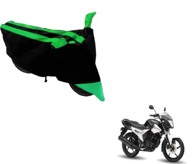 MOCKHE Two Wheeler Cover for Yamaha(SZ R, Black, Green)