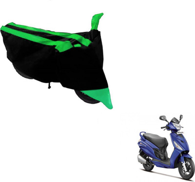 MOCKHE Two Wheeler Cover for Hero(Maestro Edge, Black, Green)