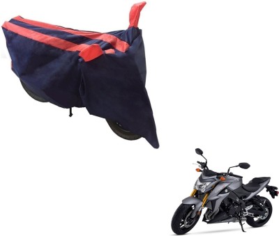 NIKS Two Wheeler Cover for Suzuki(GSX, Black, Orange)