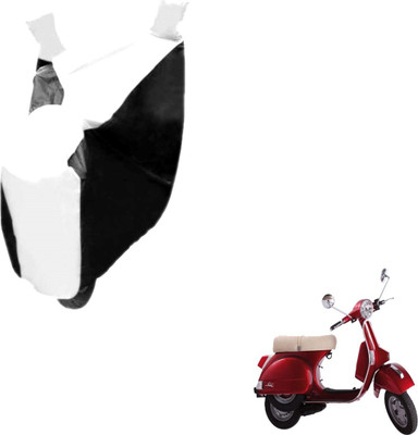 Auto Hub Two Wheeler Cover for LML(Star Euro, Black, White)