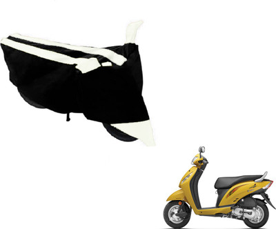 Flipkart SmartBuy Two Wheeler Cover for Honda(Activa i, Black, White)