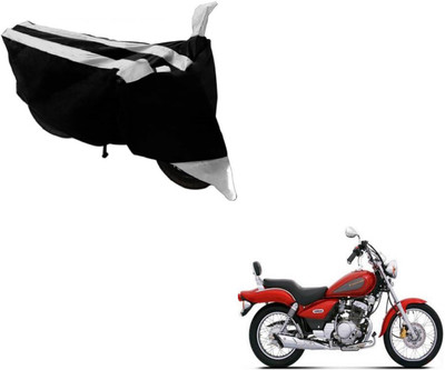 MOCKHE Two Wheeler Cover for Yamaha(Enticer, Black, Silver)