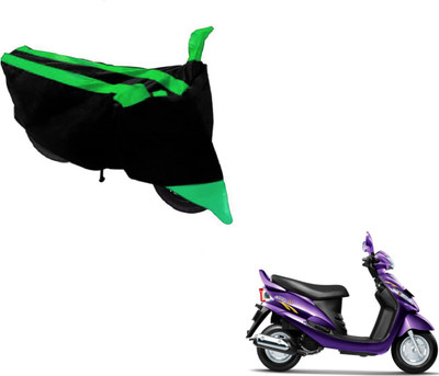 Flipkart SmartBuy Two Wheeler Cover for Mahindra(Rodeo RZ, Black, Green)