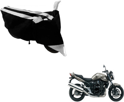 Flipkart SmartBuy Two Wheeler Cover for Suzuki(Bandit, Black, Silver)