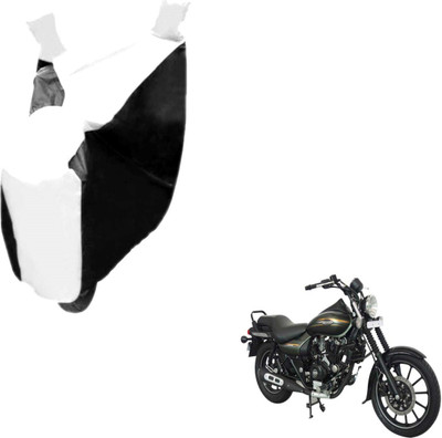 Auto Hub Two Wheeler Cover for Bajaj(Avenger 220 Street, Black, White)