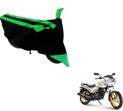 Amanzo Two Wheeler Cover for TVS(Star City, Black, Green)