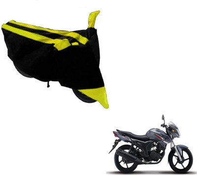 NIKS Two Wheeler Cover for Yamaha(SZ-S, Black, Yellow)