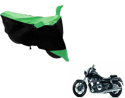 MOCKHE Two Wheeler Cover for Triumph(Black, Green)