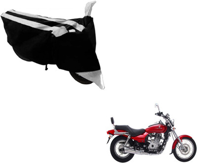 NIKS Two Wheeler Cover for Bajaj(Avenger 220 DTS-i, Black, Silver)