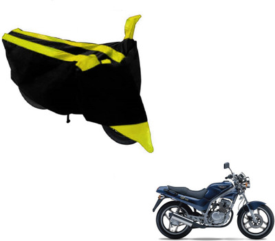 MOCKHE Two Wheeler Cover for Hyosung(Black, Yellow)